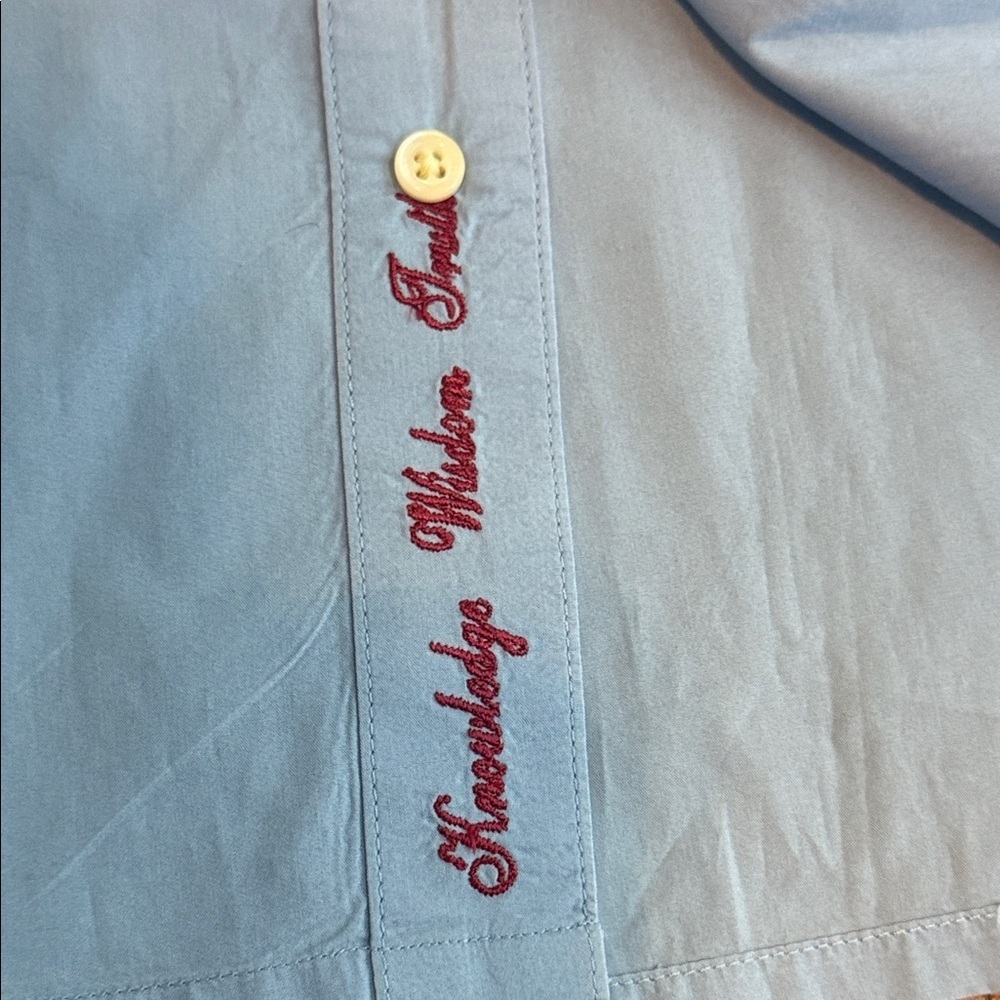 Robert Graham Sky Blue Dress Shirt - Picture 6 of 8